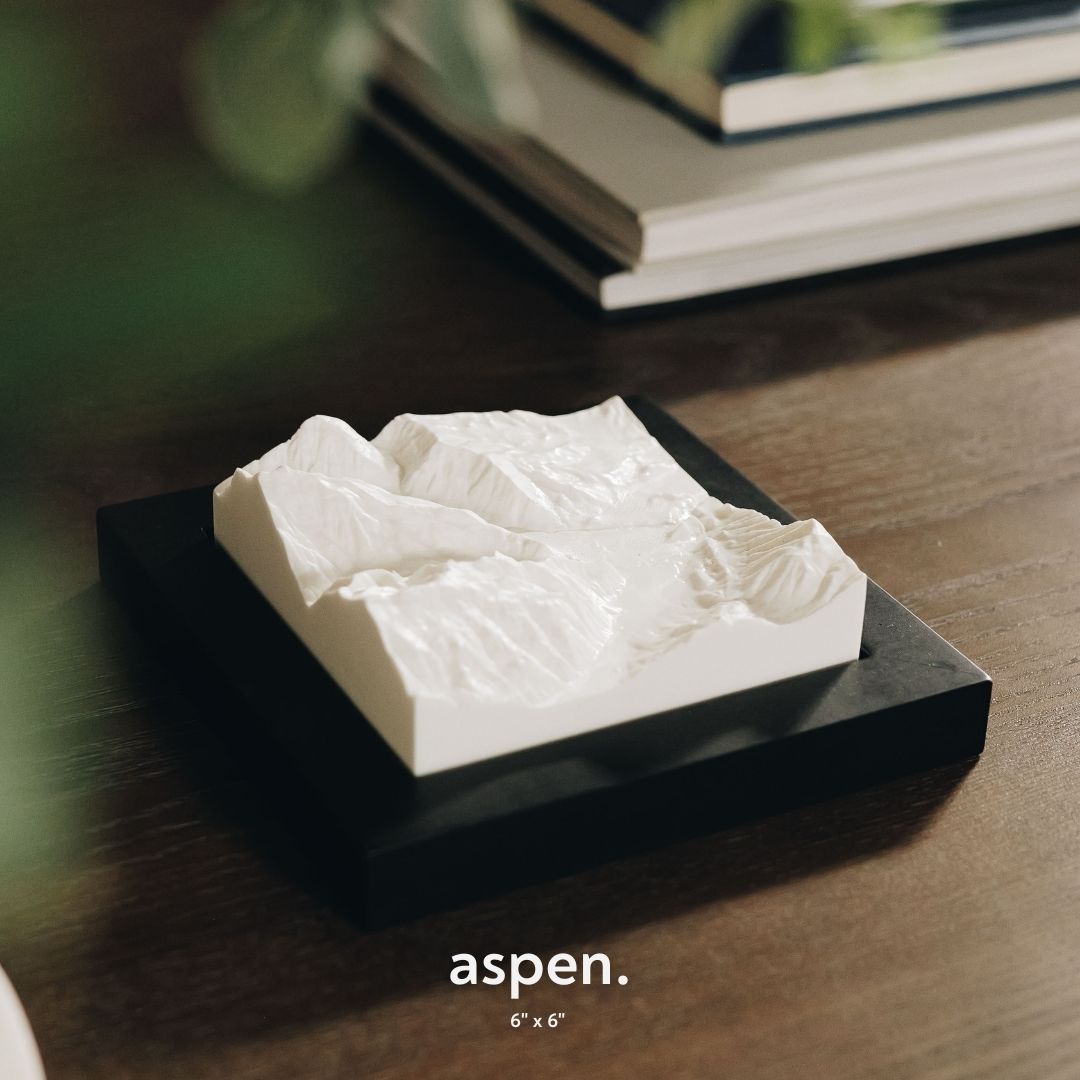 Aspen model sitting on shelf