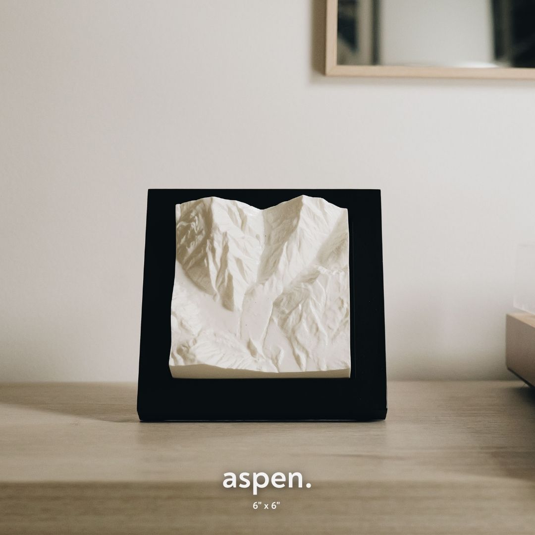 Aspen model sitting on shelf