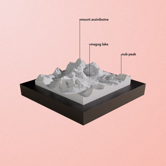 Mount Assiniboine provincial park model.