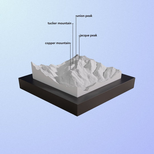 Copper mountain resort model.