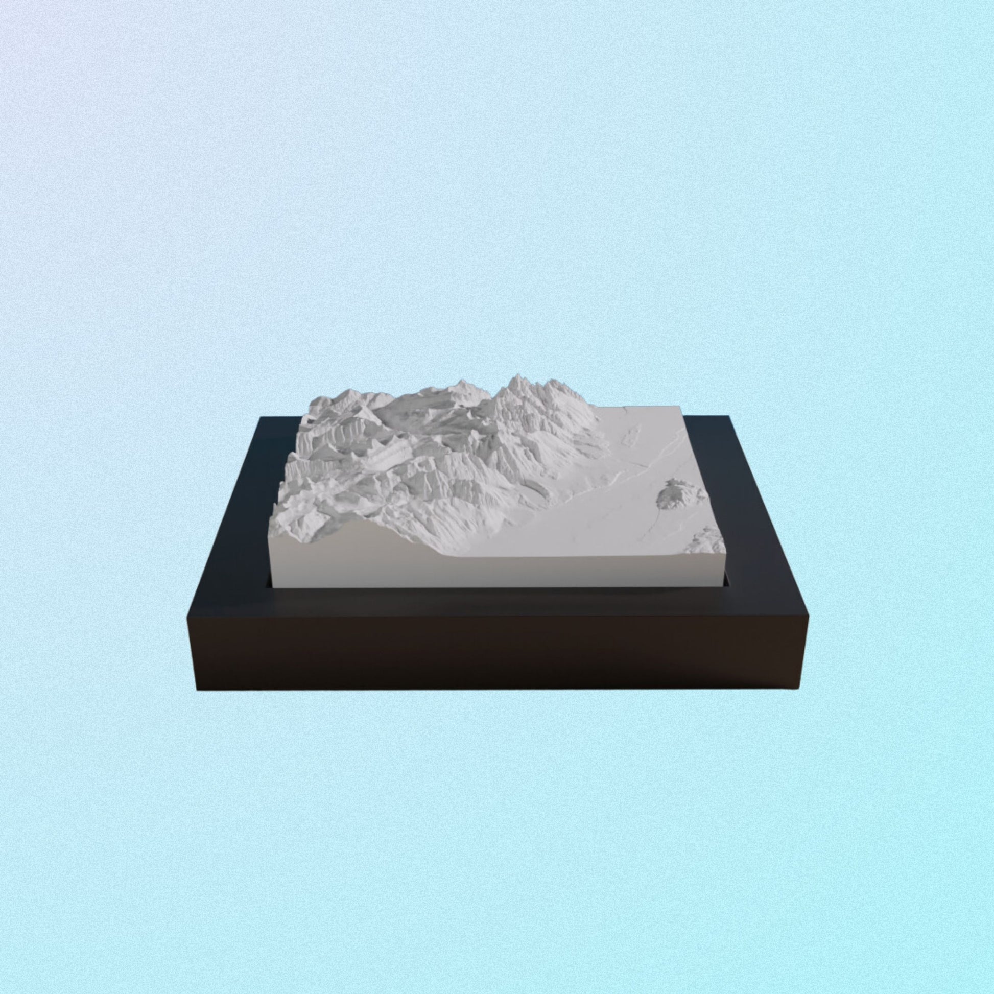 Jackson Holes and Tetons model.