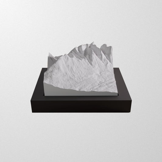Kicking Horse 3D framed model.