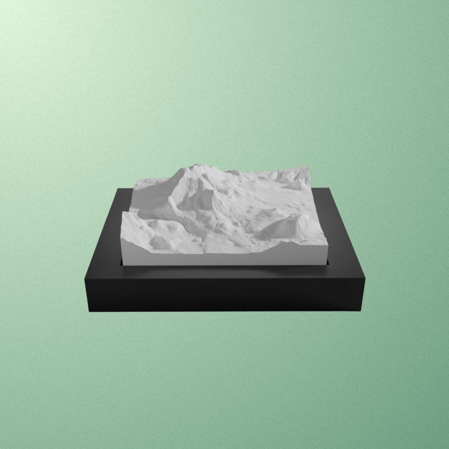Mammoth mountain model.