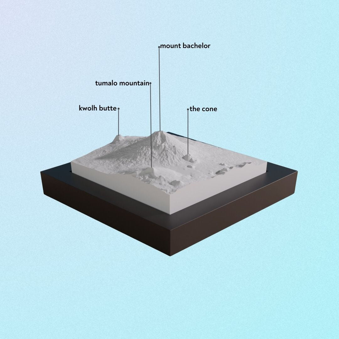 Mount Bachelor model.