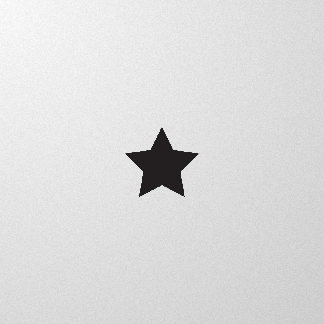 Star on a grey background