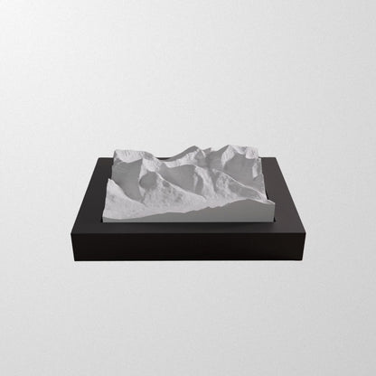 Castle Mountain Resort 3D framed model.