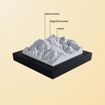 Deer Valley mountain model.