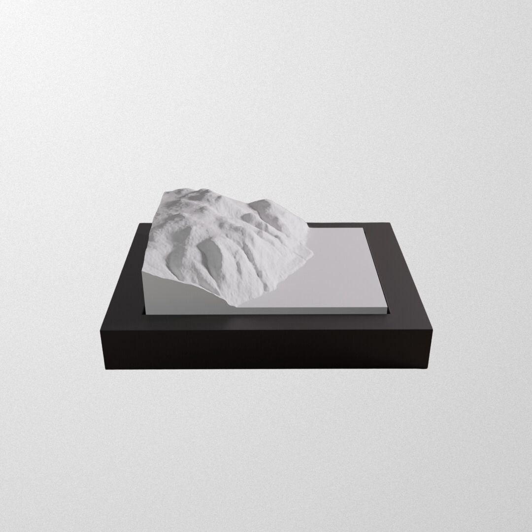 Le Massif 3D framed model.