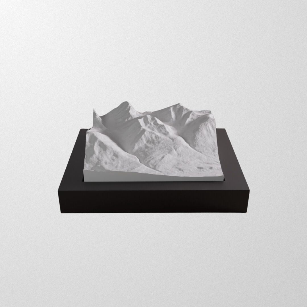 Marmot Basin 3D framed model.