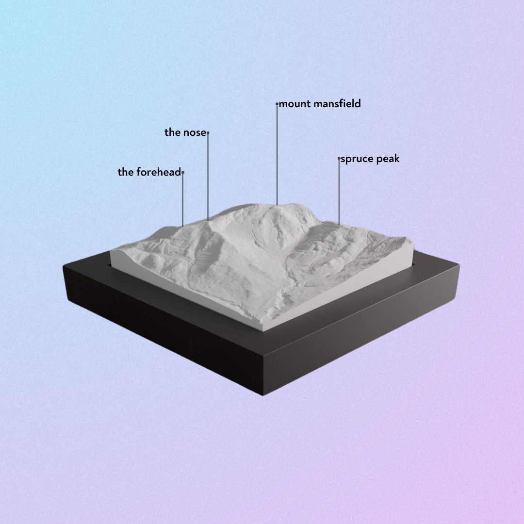 Stowe Mountain Resort model. 